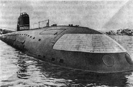 Атомная подводная лодка "Ленинский комсомол"